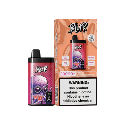 Blur 20000 20K España Vaper Desechable Cherry Ice Strawberry Watermelon - Vapers desechables con muchas caladas